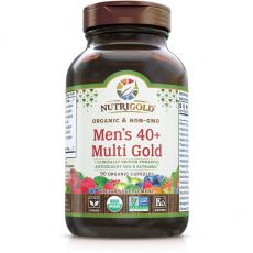 NutriGold Vitamins - Men's 40+ Multi Gold - Whole Food / Plant Based